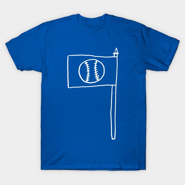 Another Cool Baseball Flag T-Shirt by Wolf Shop